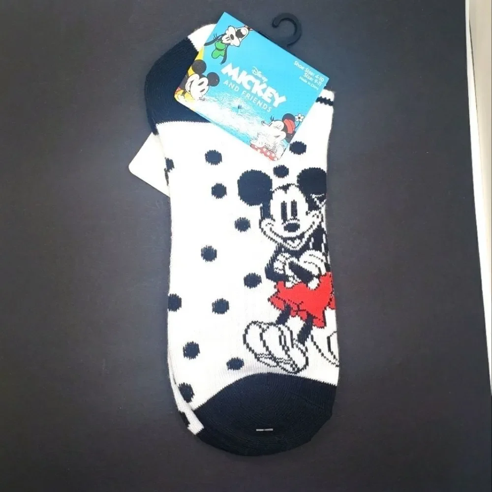 𝅺Mickey and Mouse Minnie mouse no show socks